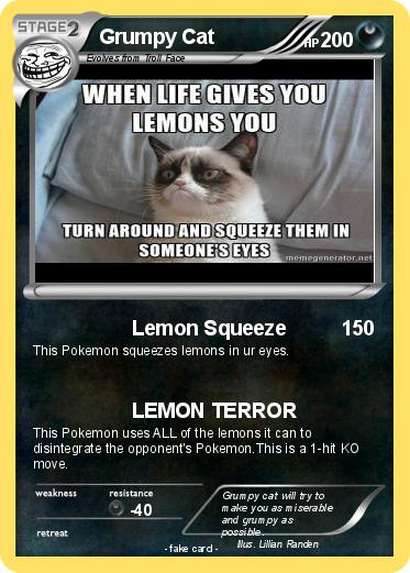Pokemon Grumpy Cat