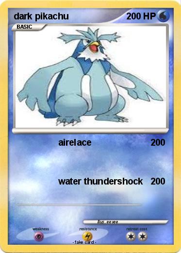 Pokemon dark pikachu