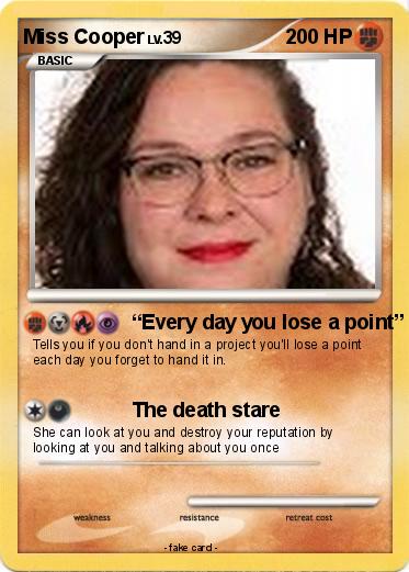 Pokemon Miss Cooper