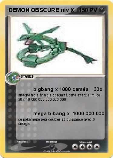 Pokemon DEMON OBSCURE niv X