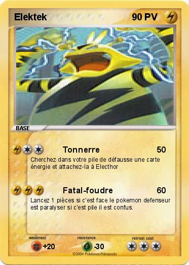 Pokemon Elektek