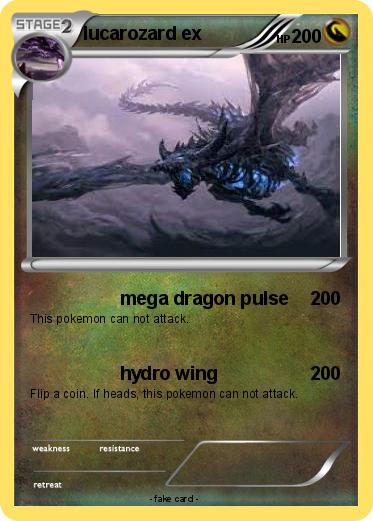 Pokemon lucarozard ex