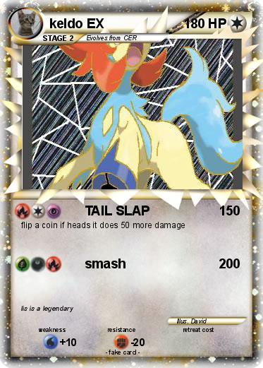 Pokemon keldo EX