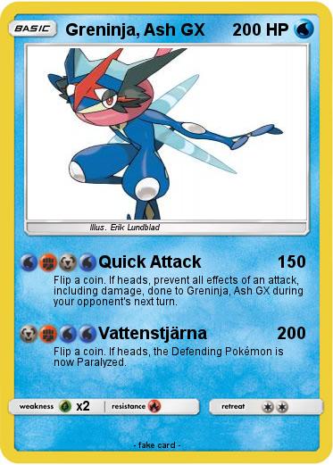 Pokemon Greninja, Ash GX