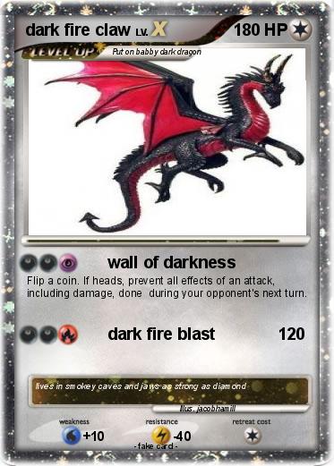 Pokemon dark fire claw