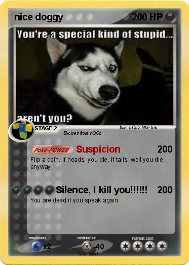 Pokemon nice doggy