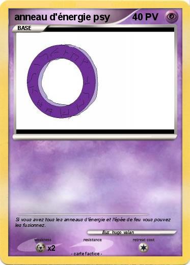 Pokemon anneau d'énergie psy