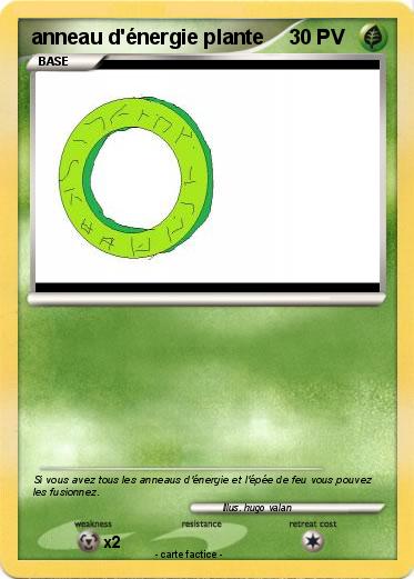 Pokemon anneau d'énergie plante