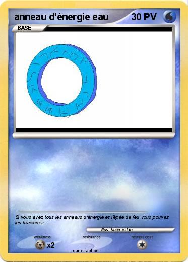 Pokemon anneau d'énergie eau