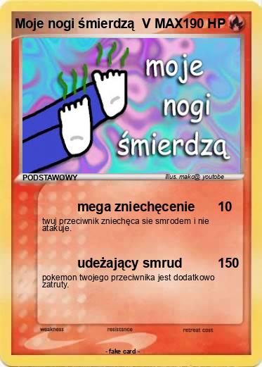 Pokemon Moje nogi śmierdzą  V MAX