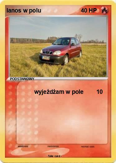 Pokemon lanos w polu