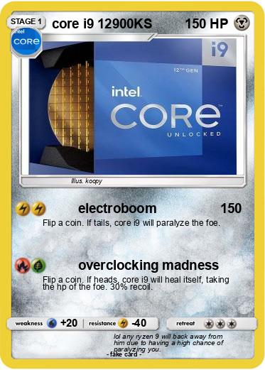 Pokemon core i9 12900KS