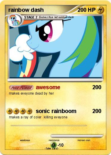 Pokemon rainbow dash