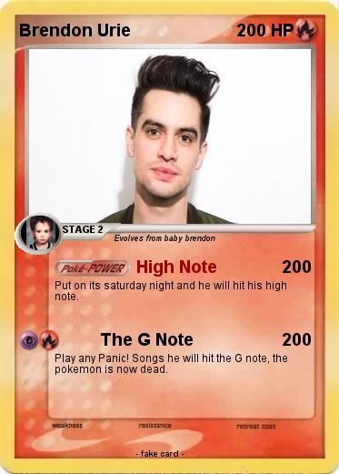 Pokemon Brendon Urie