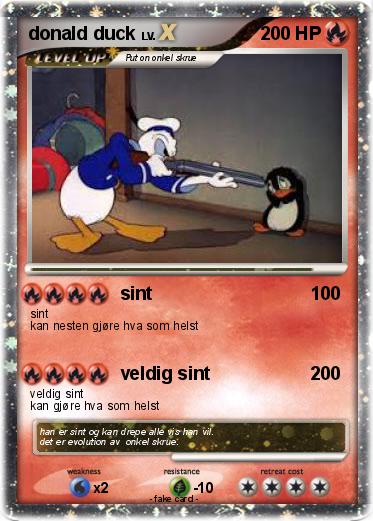 Pokemon donald duck