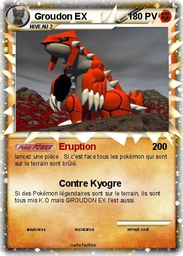 Pokemon Groudon EX