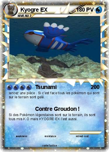 Pokemon Kyogre EX