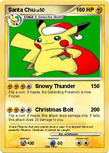 Pokemon Santa Chu