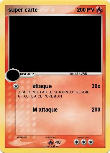 Pokemon super carte
