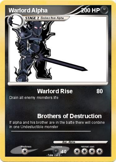 Pokemon Warlord Alpha