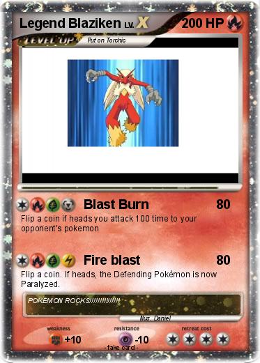 Pokemon Legend Blaziken