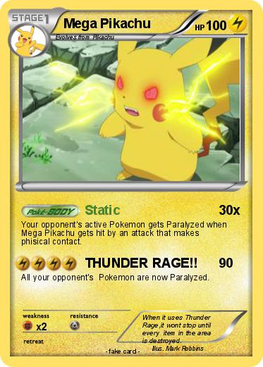 Pokemon Mega Pikachu