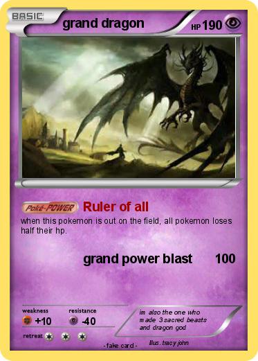 Pokemon grand dragon