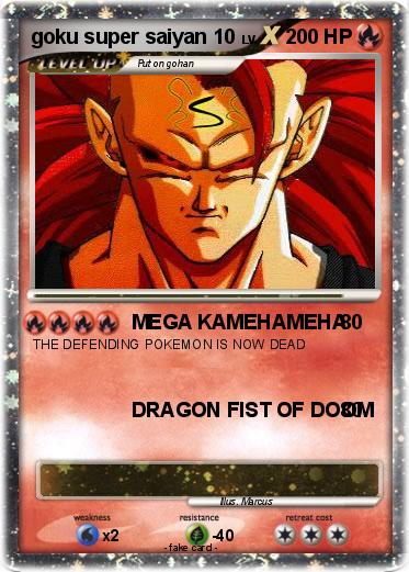 Pokemon goku super saiyan 10