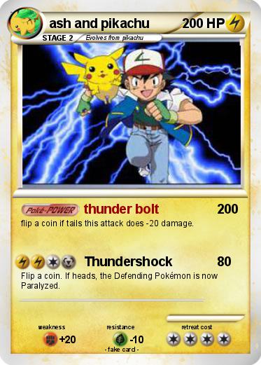 Pokemon ash and pikachu