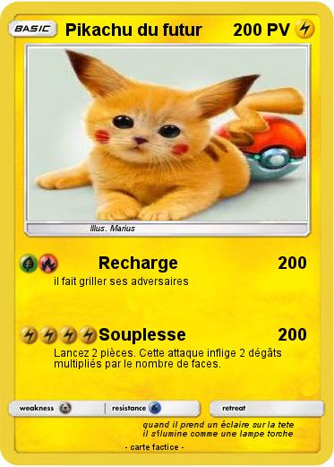 Pokemon Pikachu du futur