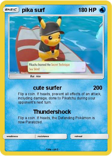 Pokemon pika surf