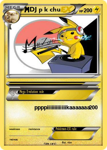 Pokemon DJ p k chu
