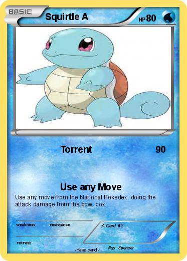Pokemon Squirtle A