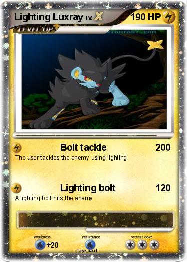 Pokemon Lighting Luxray
