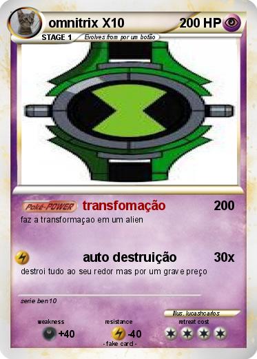 Pokemon omnitrix X10