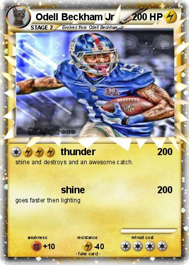 Pokemon Odell Beckham Jr