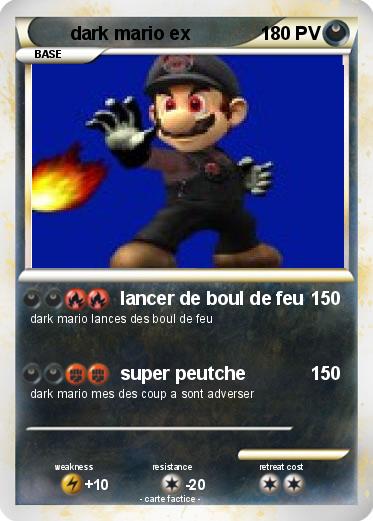Pokemon dark mario ex