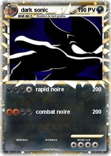 Pokemon dark sonic