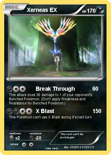 Pokemon Xerneas EX