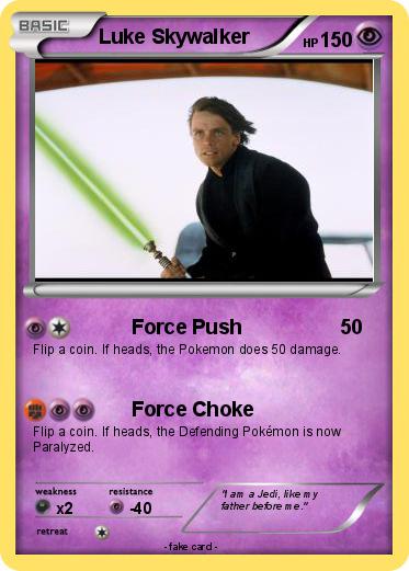 Pokemon Luke Skywalker