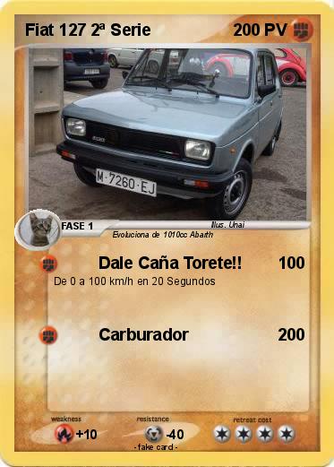 Pokemon Fiat 127 2ª Serie