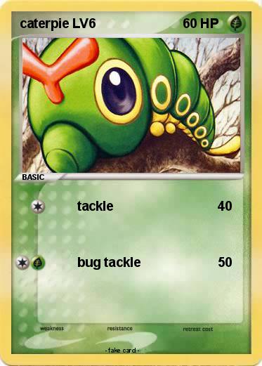 Pokemon caterpie LV6