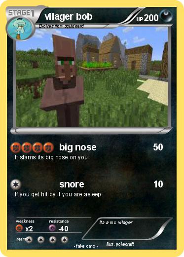 Pokemon vilager bob