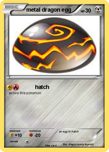 Pokemon metal dragon egg