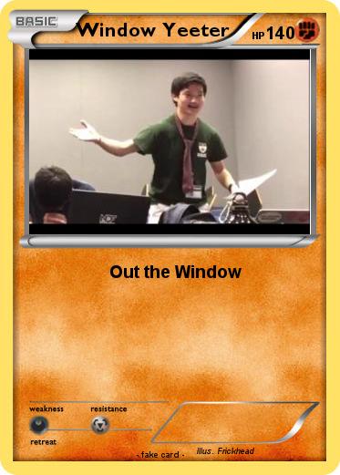 Pokemon Window Yeeter
