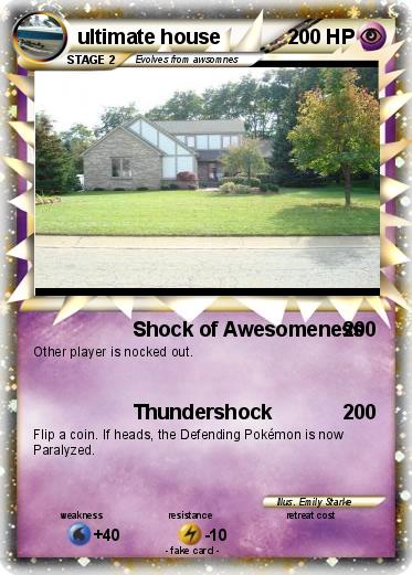 Pokemon ultimate house