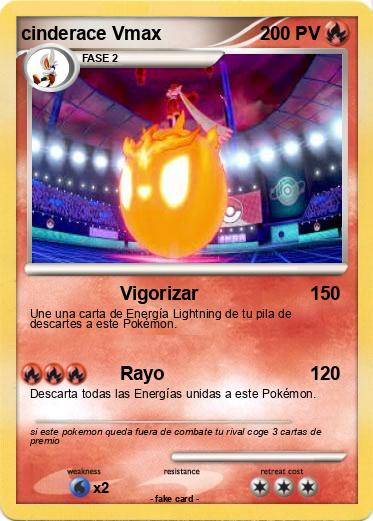Pokemon cinderace Vmax