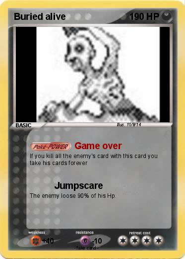 Pokemon Buried alive