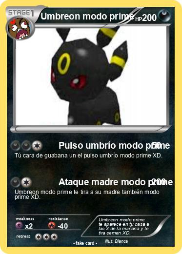 Pokemon Umbreon modo prime