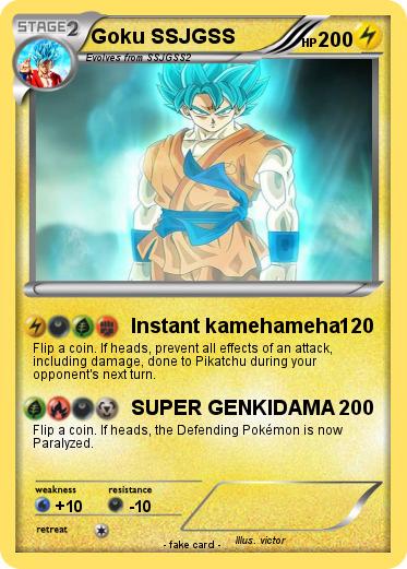 Pokemon Goku SSJGSS